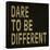 Dare to Be Different-N. Harbick-Framed Stretched Canvas