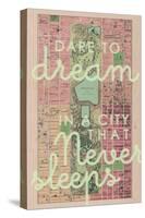 Dare to Dream in a City the Never Sleeps - 1867, New York City, Central Park Composite Map-null-Stretched Canvas
