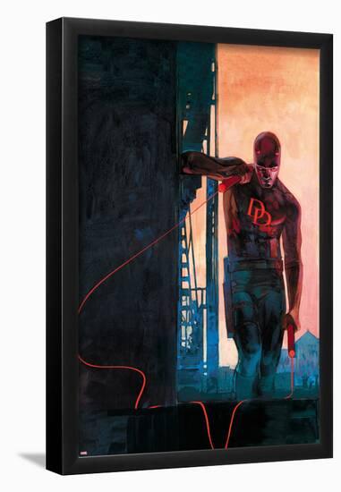 Daredevil #11 Variant Cover Art Featuring Daredevil-Alex Maleev-Framed Poster