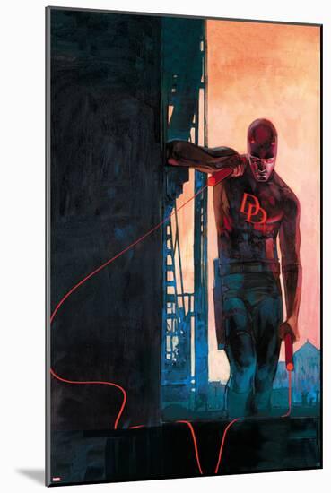Daredevil #11 Variant Cover Art Featuring Daredevil-Alex Maleev-Mounted Poster