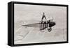 Daredevil Al Wilson Golfing on Biplane-null-Framed Stretched Canvas