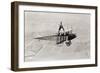 Daredevil Al Wilson Golfing on Biplane-null-Framed Photographic Print