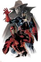 Daredevil & Captain America: Dead On Arrival Cover: Captain America and Daredevil-Claudio Villa-Lamina Framed Poster