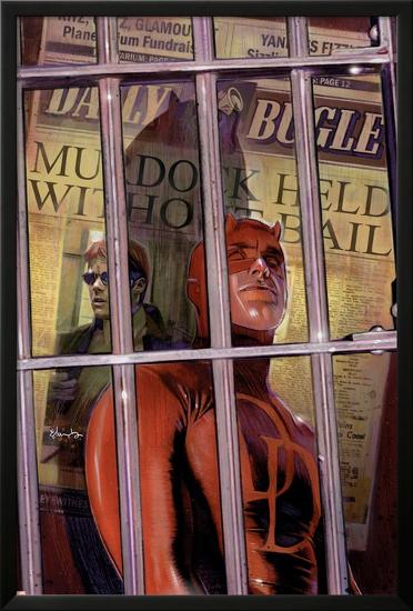 Daredevil No.82 Cover: Daredevil-Tommy Lee Edwards-Lamina Framed Poster