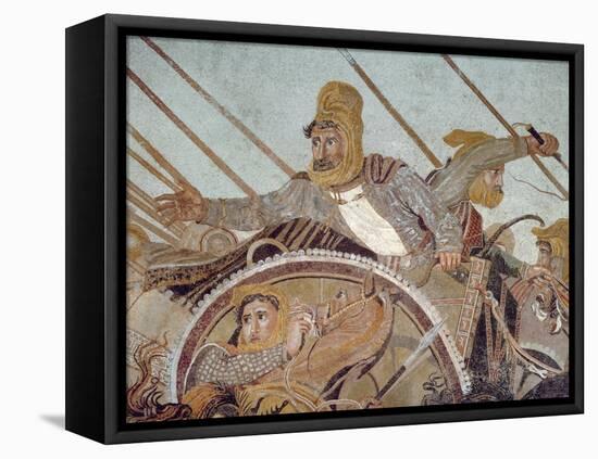 Darius Iii, from 'The Alexander Mosaic'-Roman-Framed Stretched Canvas