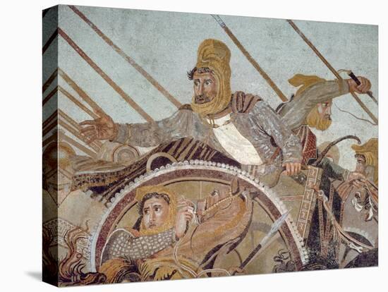 Darius Iii, from 'The Alexander Mosaic'-Roman-Stretched Canvas