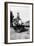 Darius Milhaud and Paul Claudel Seated on a Steam Trip on a Trip While 'En Poste' at the French…-null-Framed Photographic Print