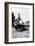 Darius Milhaud and Paul Claudel Seated on a Steam Trip on a Trip While 'En Poste' at the French…-null-Framed Photographic Print