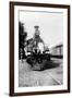 Darius Milhaud and Paul Claudel Seated on a Steam Trip on a Trip While 'En Poste' at the French…-null-Framed Photographic Print