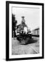 Darius Milhaud and Paul Claudel Seated on a Steam Trip on a Trip While 'En Poste' at the French…-null-Framed Photographic Print