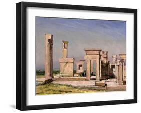 Darius' Palace, Persepolis-Bob Brown-Framed Giclee Print