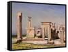 Darius' Palace, Persepolis-Bob Brown-Framed Stretched Canvas