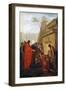 Darius the Great Opening the Tomb of Nitocris, 17th Century-Eustache Le Sueur-Framed Giclee Print