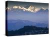 Darjeeling and Kanchenjunga, West Bengal, India-Jane Sweeney-Stretched Canvas