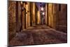 Dark Alley in the Old Town-ermess-Mounted Photographic Print