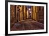 Dark Alley in the Old Town-ermess-Framed Photographic Print