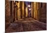 Dark Alley in the Old Town-ermess-Mounted Photographic Print