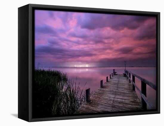 Dark and Stormy-Wayne Bradbury-Framed Stretched Canvas