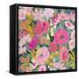 Dark background florals-Suzanne Allard-Framed Stretched Canvas