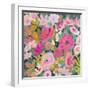 Dark background florals-Suzanne Allard-Framed Art Print