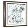 Dark Brown Fractal Flower-fbatista72-Framed Art Print