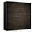 Dark Brown Wood Panels.-Reinhold Leitner-Framed Stretched Canvas