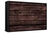 Dark Brown Wood Panels.-Reinhold Leitner-Framed Stretched Canvas