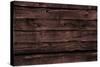 Dark Brown Wood Panels.-Reinhold Leitner-Stretched Canvas