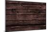 Dark Brown Wood Panels.-Reinhold Leitner-Mounted Photographic Print