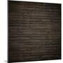 Dark Brown Wood Panels.-Reinhold Leitner-Mounted Photographic Print