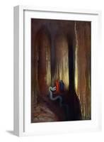 Dark Cavern, 1906-Hermann Hendrich-Framed Giclee Print