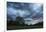 Dark clouds above a park-Benjamin Engler-Framed Photographic Print