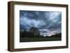 Dark clouds above a park-Benjamin Engler-Framed Photographic Print