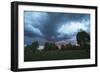 Dark clouds above a park-Benjamin Engler-Framed Photographic Print