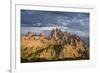 dark clouds over Cadini di Misurina, Dolomites, Italy-Michael Jaeschke-Framed Photographic Print