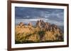 dark clouds over Cadini di Misurina, Dolomites, Italy-Michael Jaeschke-Framed Photographic Print