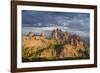 dark clouds over Cadini di Misurina, Dolomites, Italy-Michael Jaeschke-Framed Photographic Print