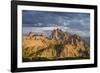 dark clouds over Cadini di Misurina, Dolomites, Italy-Michael Jaeschke-Framed Photographic Print