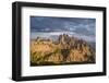 dark clouds over Cadini di Misurina, Dolomites, Italy-Michael Jaeschke-Framed Photographic Print