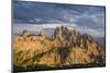 dark clouds over Cadini di Misurina, Dolomites, Italy-Michael Jaeschke-Mounted Photographic Print