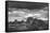 dark clouds over Cadini di Misurina, Dolomites, Italy-Michael Jaeschke-Framed Stretched Canvas