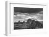 dark clouds over Cadini di Misurina, Dolomites, Italy-Michael Jaeschke-Framed Photographic Print