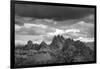 dark clouds over Cadini di Misurina, Dolomites, Italy-Michael Jaeschke-Framed Photographic Print