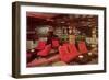 Dark Cocktail Lounge-null-Framed Art Print