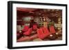 Dark Cocktail Lounge-null-Framed Art Print