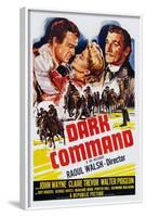 Dark Command, 1940-null-Framed Art Print