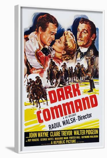 Dark Command, 1940-null-Framed Art Print