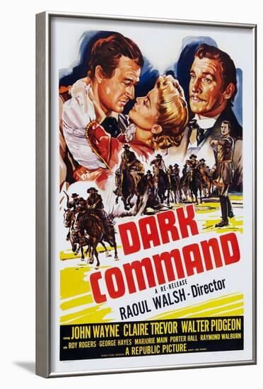 Dark Command, 1940-null-Framed Art Print