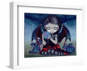 Dark Dragonling-Jasmine Becket-Griffith-Framed Art Print