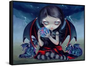 Dark Dragonling-Jasmine Becket-Griffith-Framed Stretched Canvas